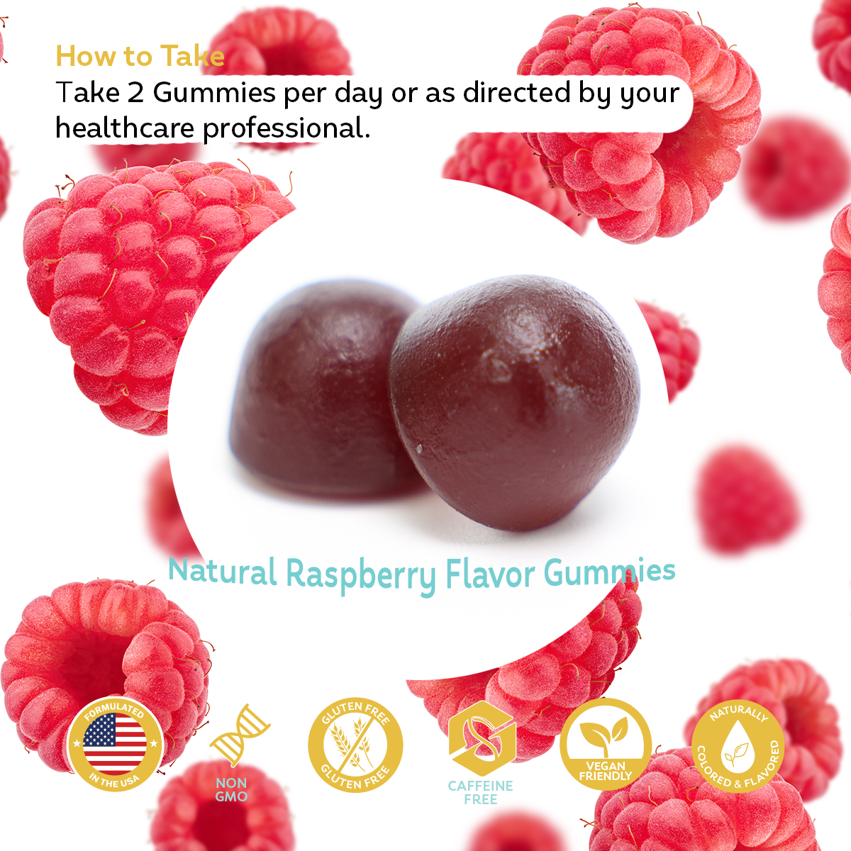 5-in-1 Stress Relief Gummy | 60ct