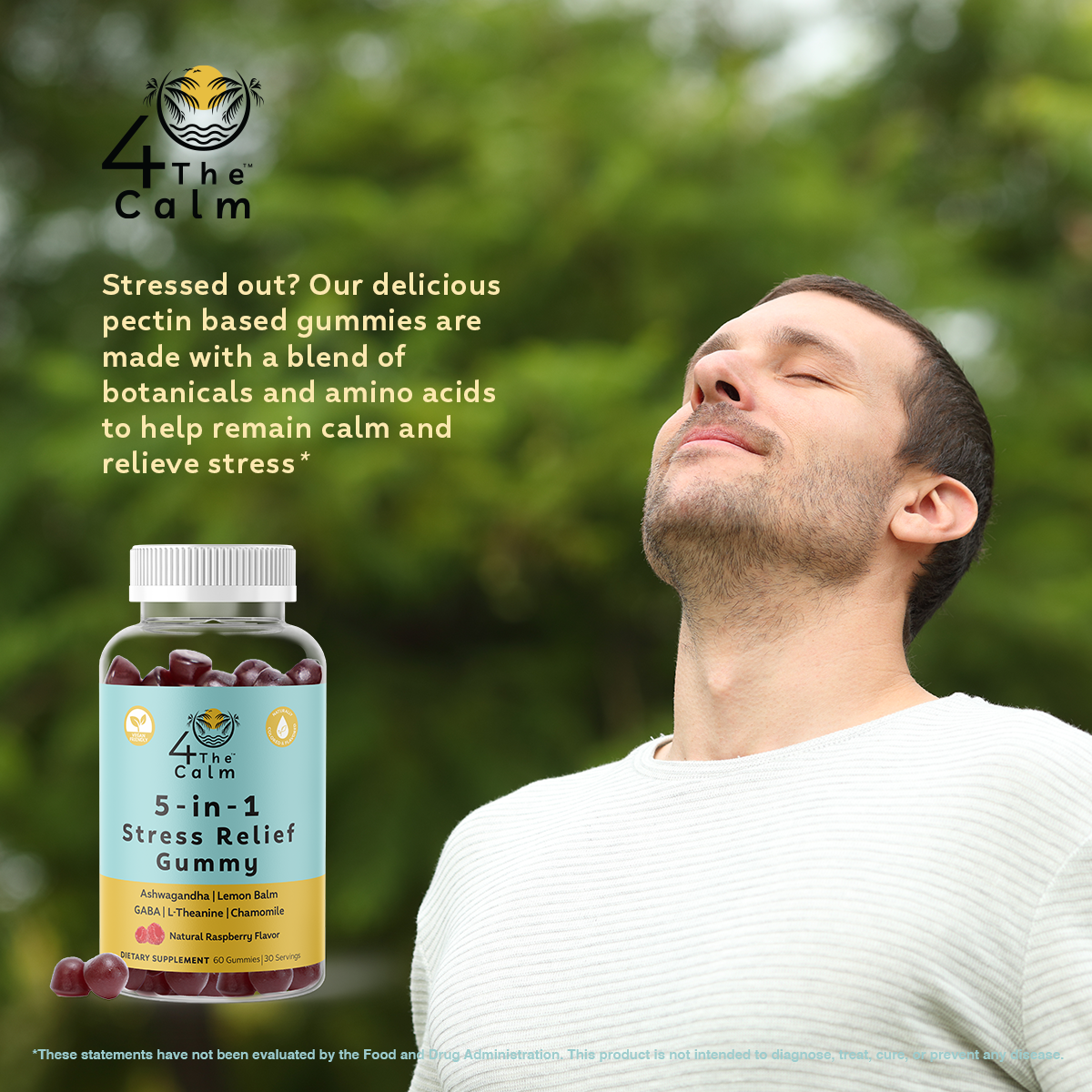 5-in-1 Stress Relief Gummy | 60ct