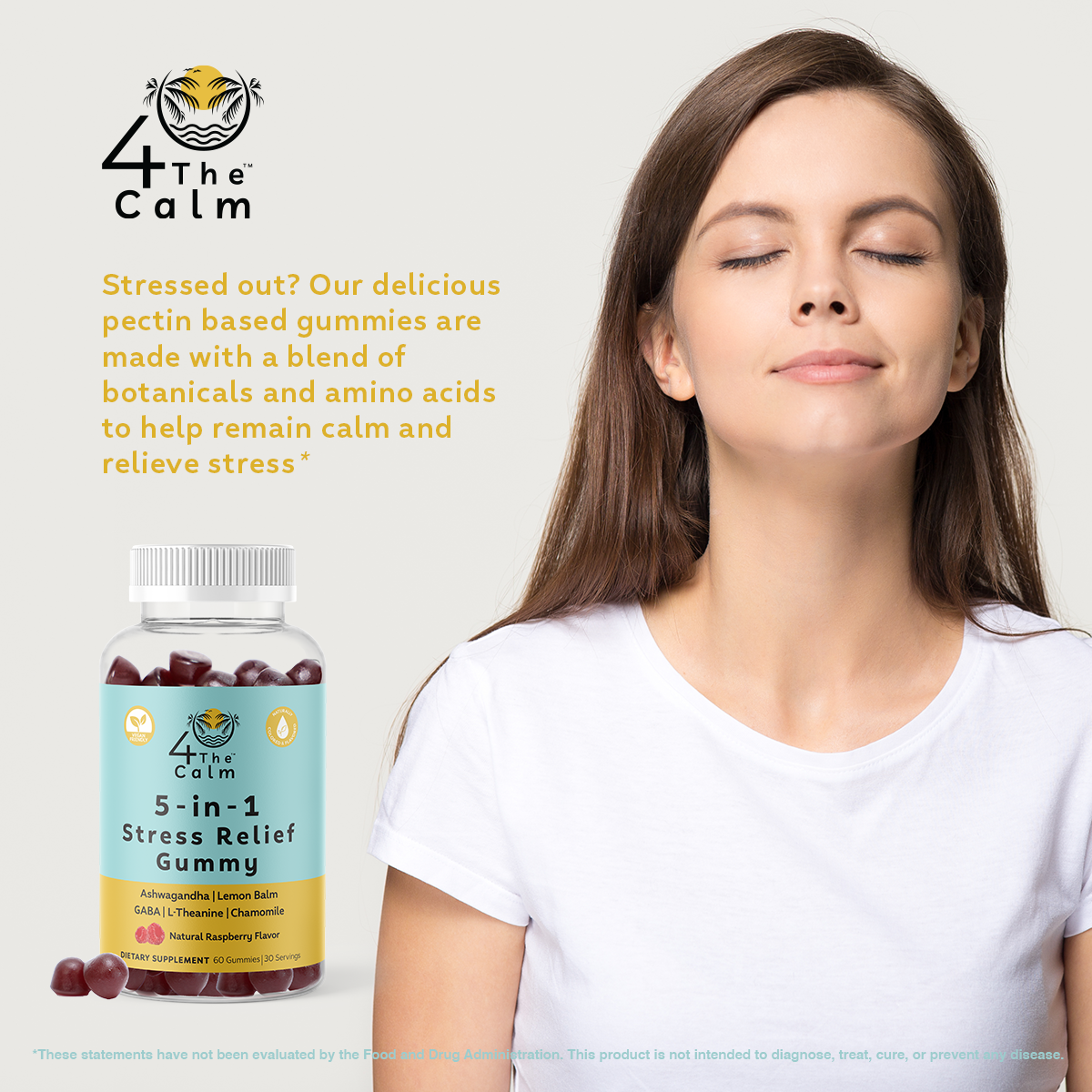 5-in-1 Stress Relief Gummy | 60ct