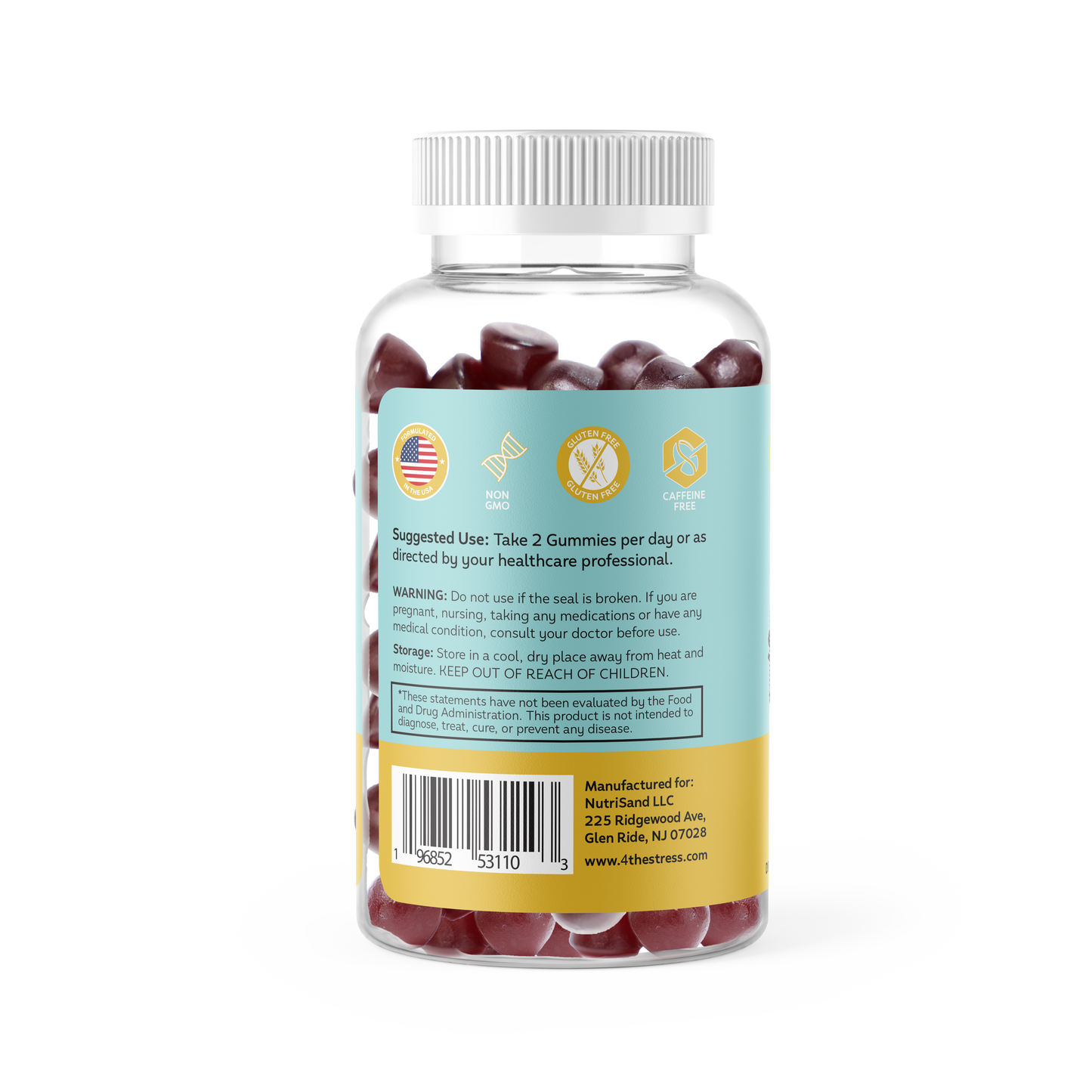 5-in-1 Stress Relief Gummy | 60ct